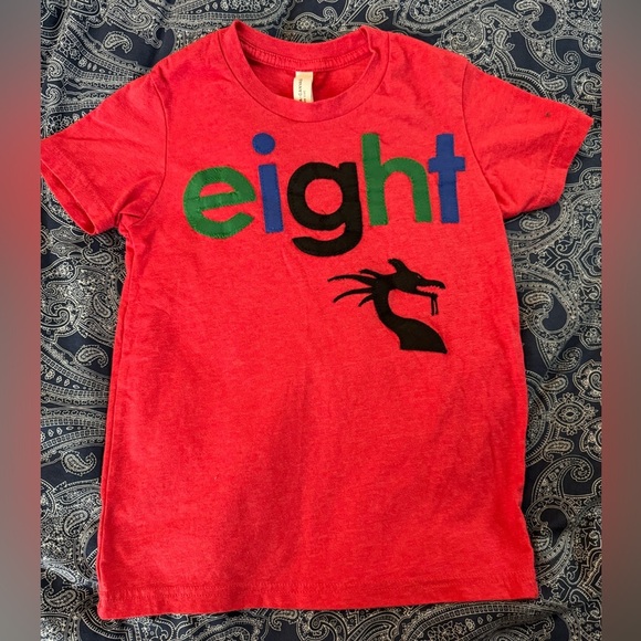 Bella Canvas Other - Custom Eighth Birthday Dragon Shirt